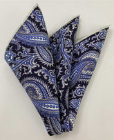 Macclesfield Printed Silk Pocket Square MCP-727